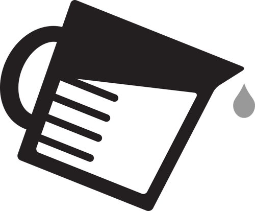 500x413 Measuring Cup Symbol