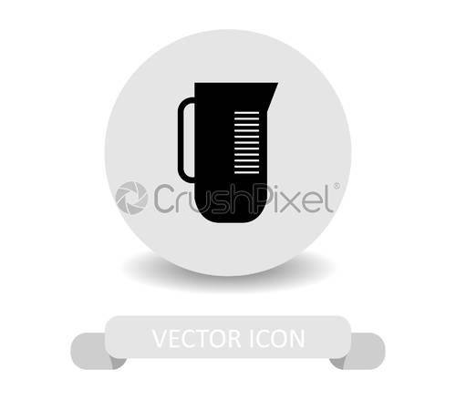 500x438 Measuring Cup Icon