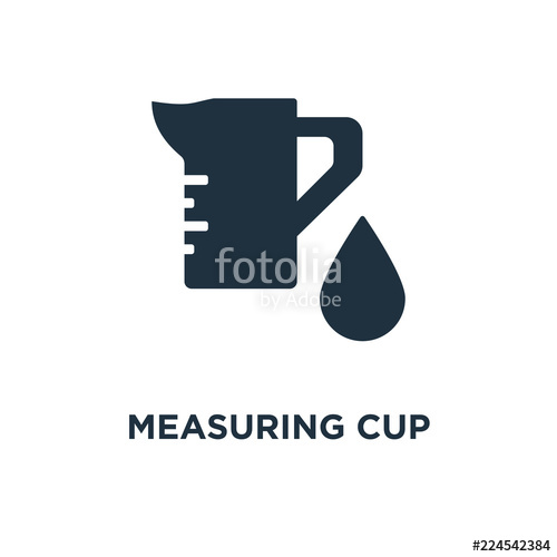 500x500 Measuring Cup Icon Stock Image And Royalty Free Vector