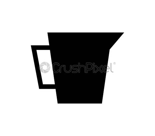 500x438 Measuring Cup Icon, Stock Vector Crushpixel