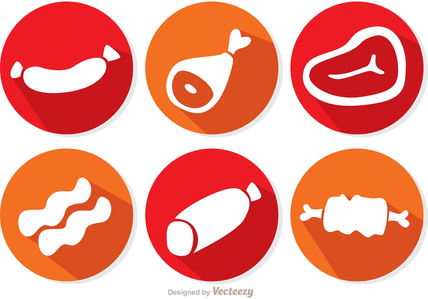1400x980 Meat Icon Free Vector Art