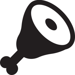 256x256 Meat Icon Glyph