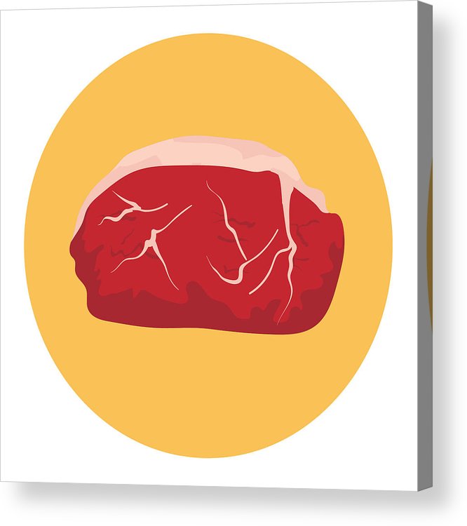 666x750 Flat Design Style Meat Icon
