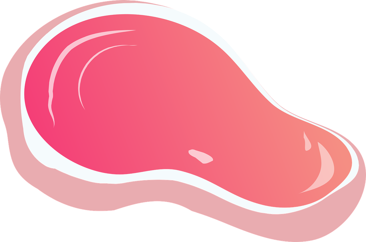 1280x847 Steak Vector Isolated Icon Meat Png