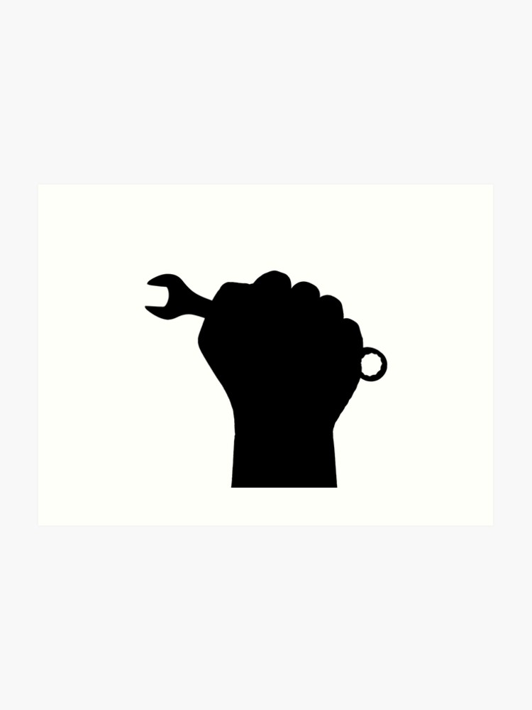 Mechanic Icon Art Print 750x1000 Mechanic Icon Art Print