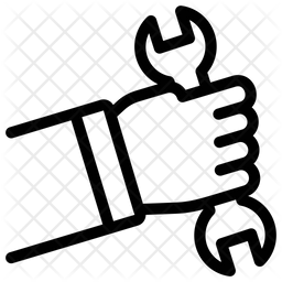 Mechanic Icon Of Line Style 256x256 Mechanic Icon Of Line Style
