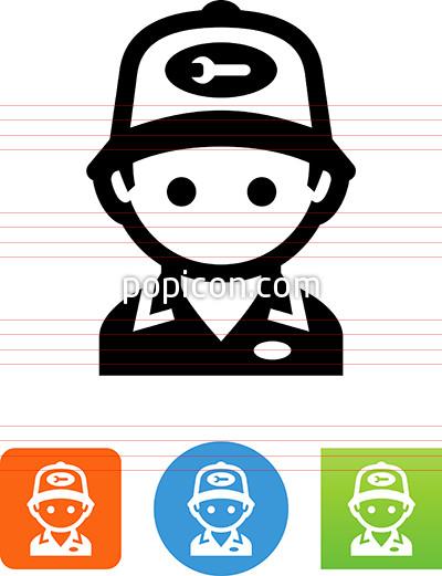 Vector Mechanic Icon 400x521 Vector Mechanic Icon