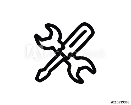 Mechanic Icon Design Illustration,hand Drawn Style Design 500x400 Mechanic Icon Design Illustration,hand Drawn Style Design