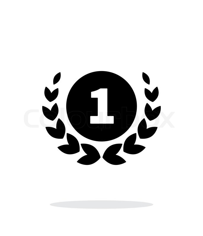 686x800 First Place Medal Icon On White Stock Vector Colourbox