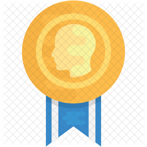512x512 Gold Medal Icon Of Flat Style