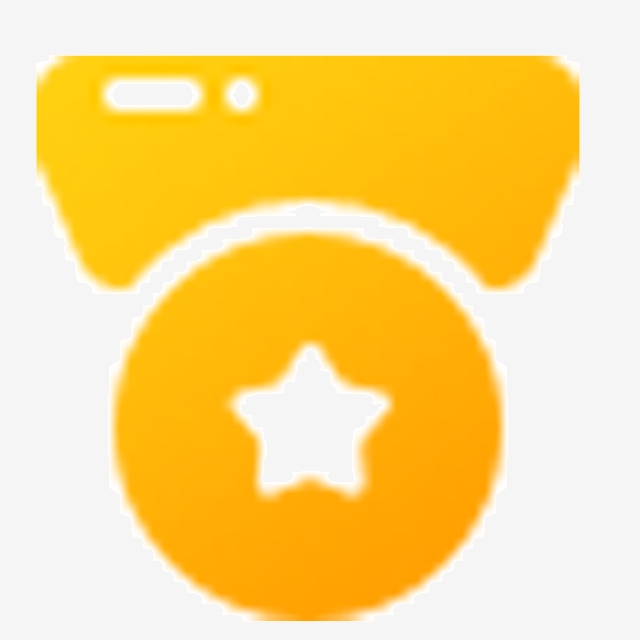 640x640 Yellow Medal Of Honor Icon, Medal, Medal Cartoon, Medal Icon Png