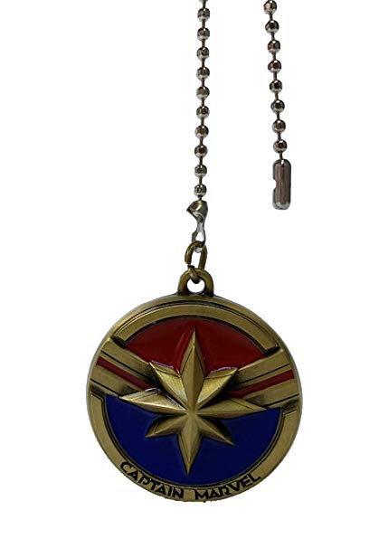 429x606 Captain Marvel Icon Medallion Ceiling Fan Pull