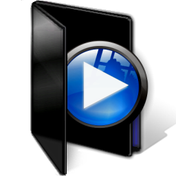 256x256 My Black Media Folder