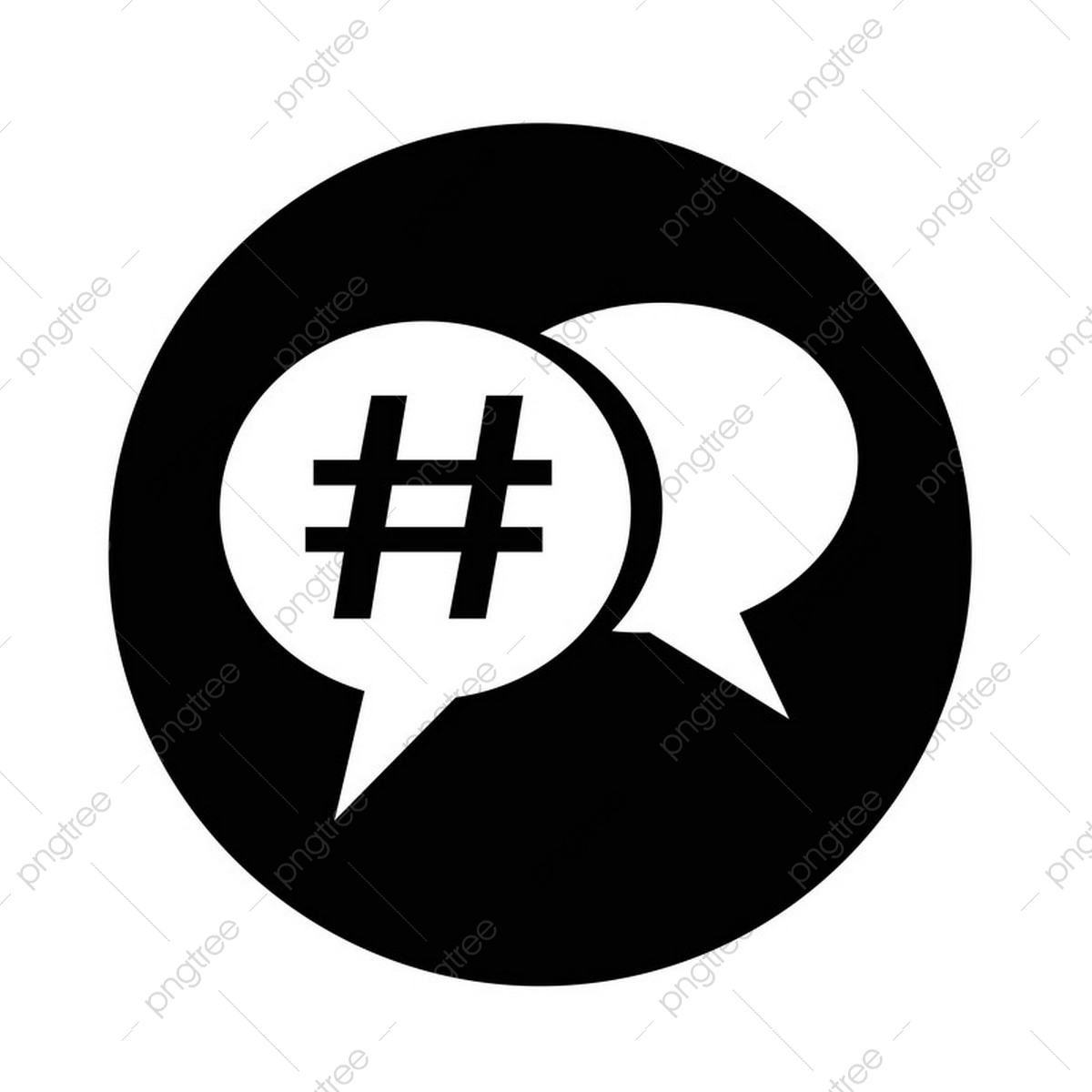 1200x1200 Hashtag Social Media Icon, Hashtag, Social, Media Png And Vector