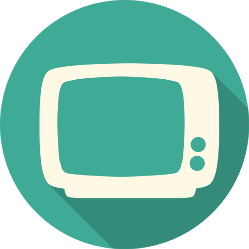 512x512 Tv Icon Free Of Long Shadow Media Icons