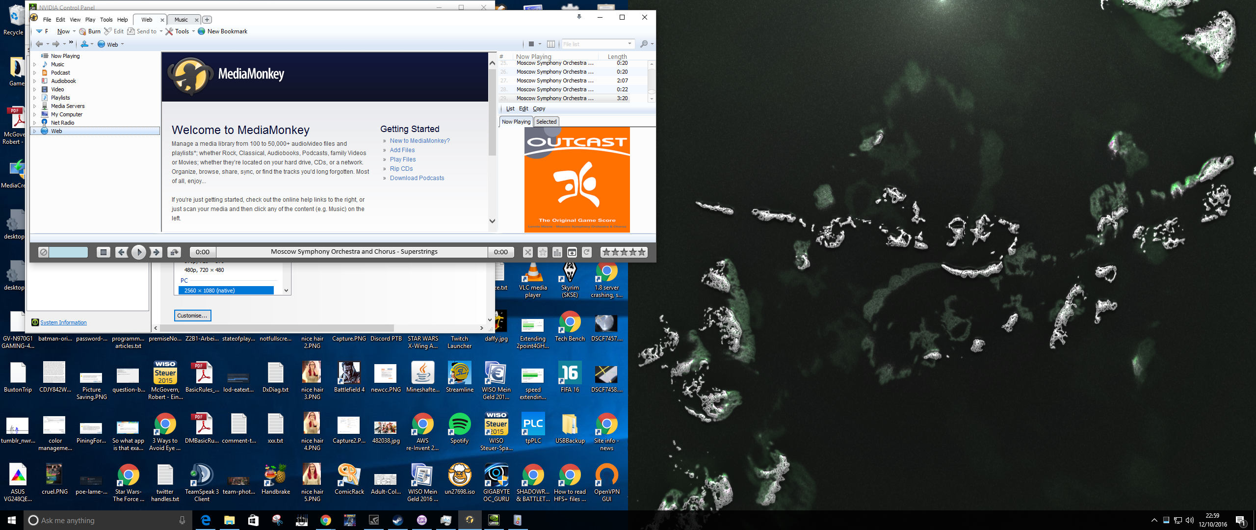 2560x1080 Milkdrop Mediamonkey Port