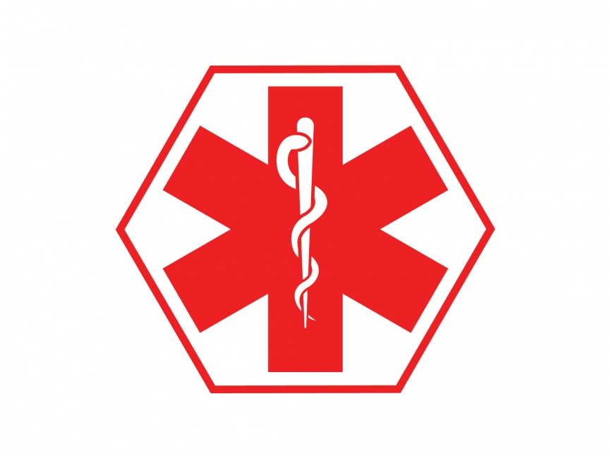 866x650 Medical Alert Symbol Vector Logo