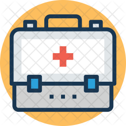 256x256 Medical Bag Icon Of Colored Outline Style