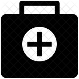 256x256 Medical Bag Icon Of Glyph Style