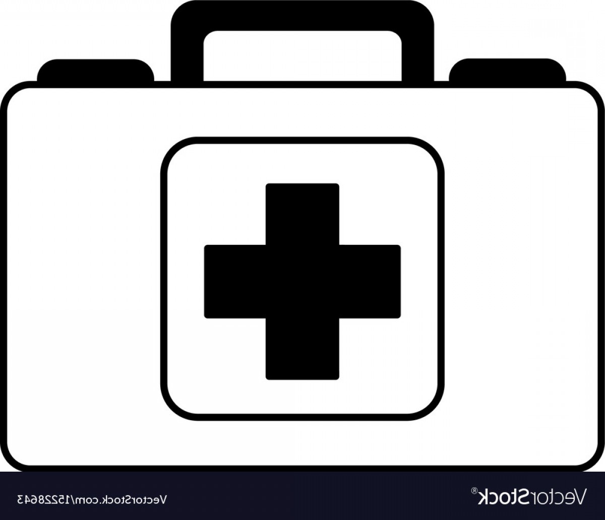 1200x1032 Black Icon Medical Bag Cartoon Vector Studiogrfx