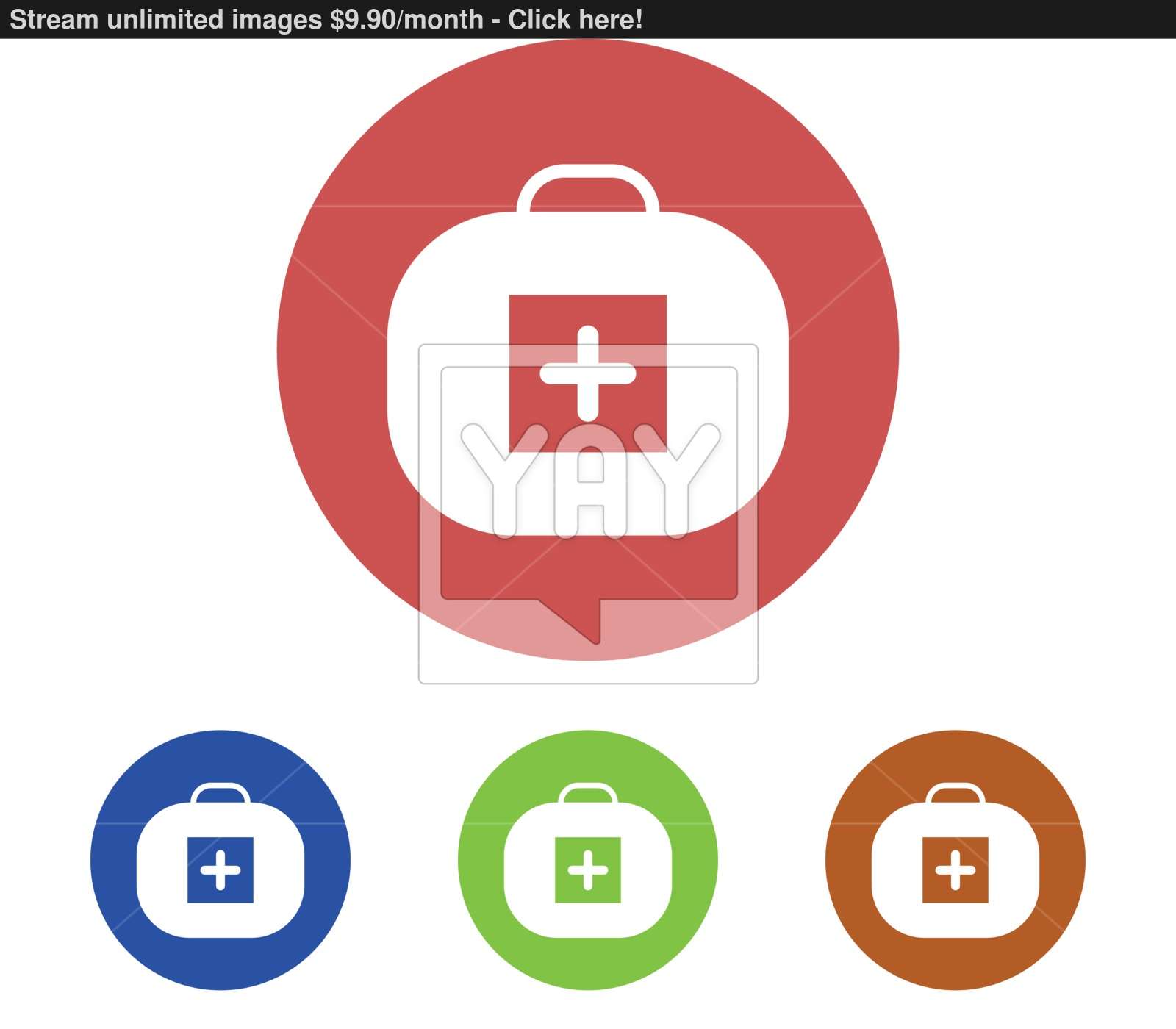 1600x1400 Medical Bag Icon Vector