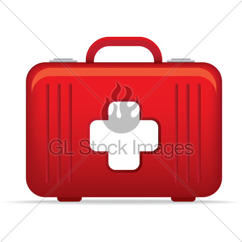500x500 Emergency Medical Kit Bag Icon Or Symbol Illustration Gl Stock