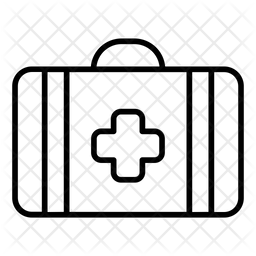 256x256 First Aid Bag Icon Of Line Style