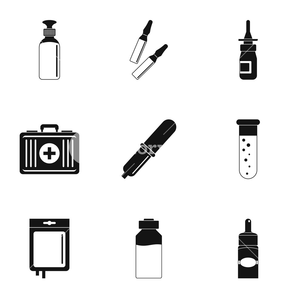 1000x1000 Medical Care Icon Set Simple Style Set Of Medical Care Icons