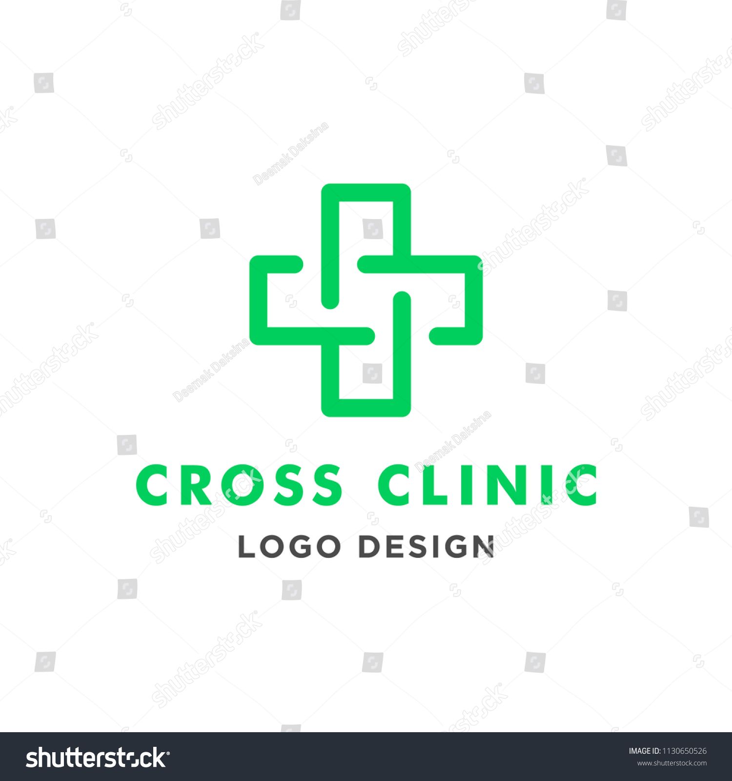 1500x1600 Cross Clinic Logo Design Clinic, Care, Hospital, Health, Medical