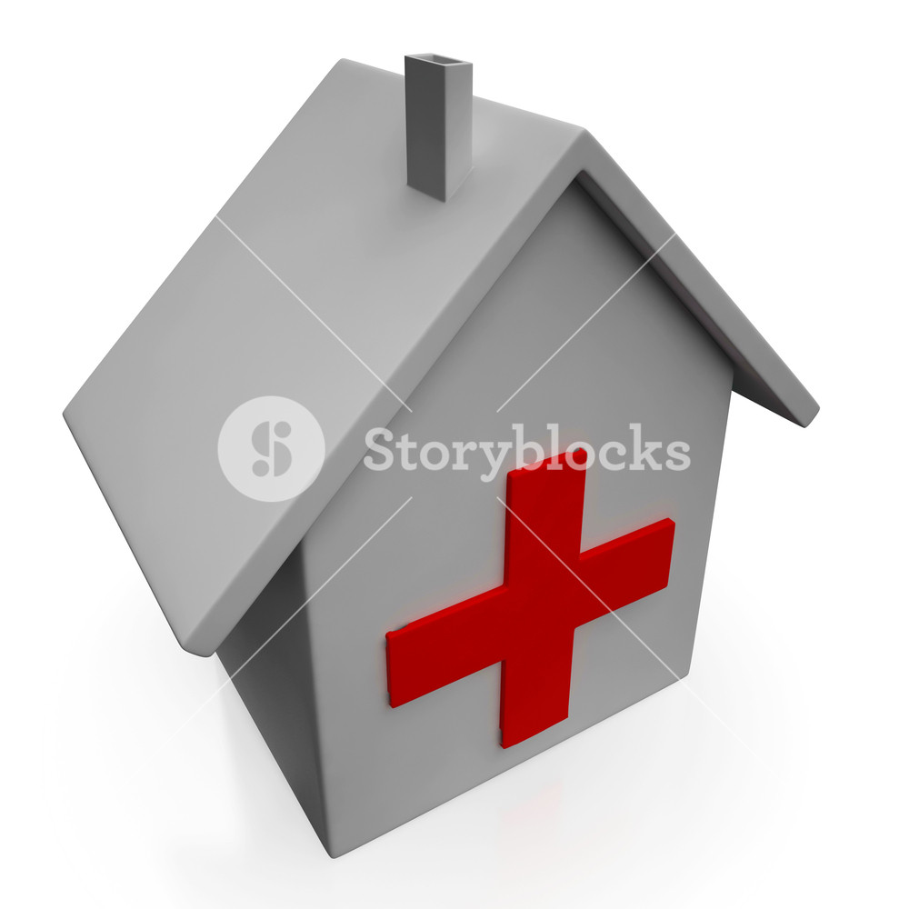 1000x1000 Hospital Icon Showing Emergency Medical Clinic Royalty Free Stock