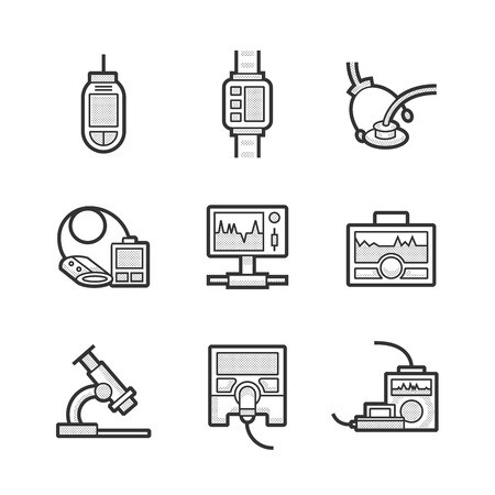 450x450 Medical Device Icon Set Royalty Free Vector Graphics