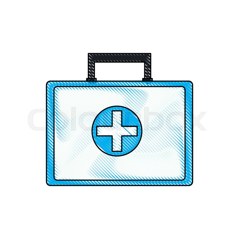 800x800 First Aid Kit Medical Emergency Stock Vector Colourbox