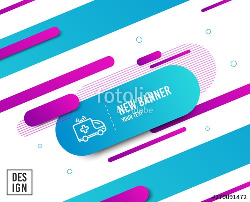 500x405 Ambulance Car Line Icon Medical Emergency Transport Sign