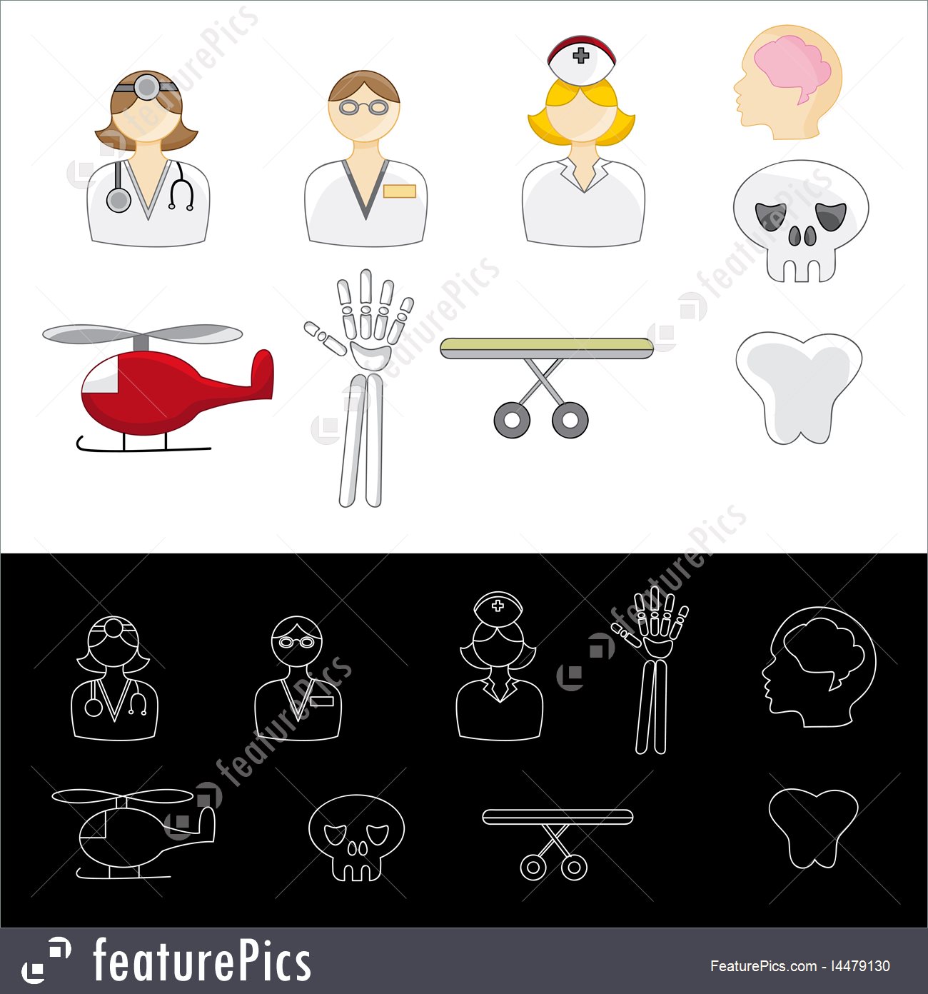 1300x1392 Emblems And Symbols Medical Emergency Icons