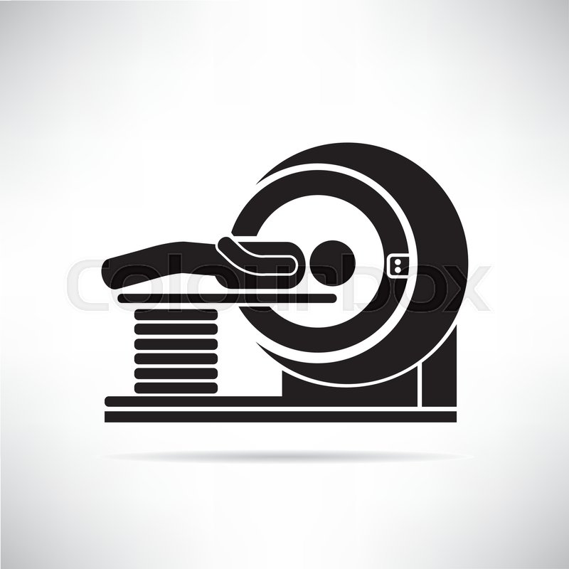 800x800 Mri, Medical Equipment Icon Stock Vector Colourbox