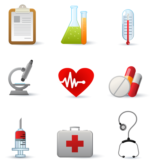 537x570 Medical Equipment Icon Vector