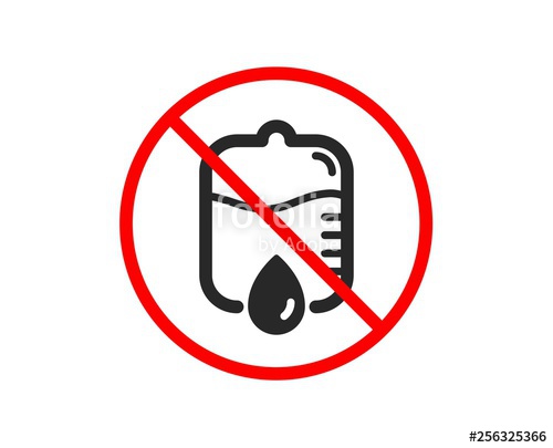 500x405 No Or Stop Medicine Drop Counter Icon Medical Equipment Sign