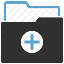 256x256 Medical Folder Icon Of Flat Style