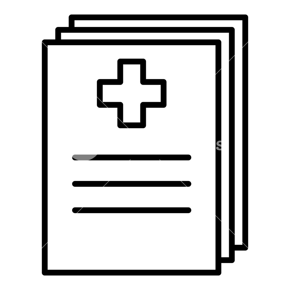 1000x1000 Medical Pet Folder Icon Outline Medical Pet Folder Vector Icon