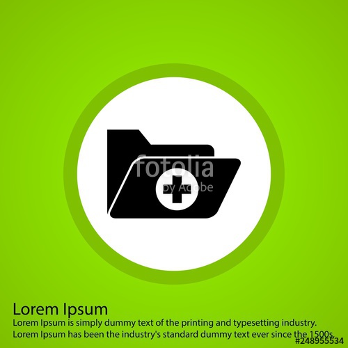 500x500 Vector Medical Folder Icon Stock Image And Royalty Free Vector