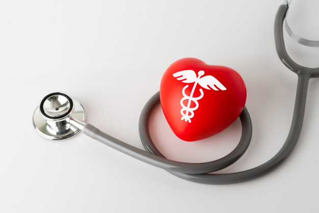 626x417 Heart Icon And Stethoscope, Medical Health Care Concept Photo