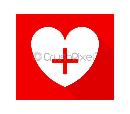 500x438 Medical Heart Icon, Stock Vector Crushpixel