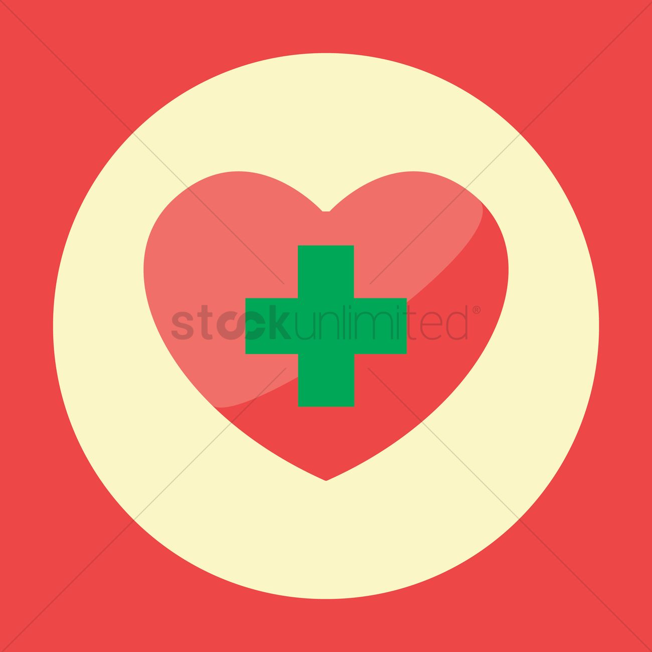 1300x1300 Medical Heart Icon Vector Image