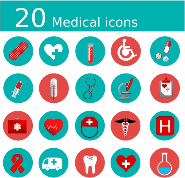 600x579 Medical Icons Free Vector In Adobe Illustrator