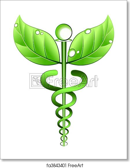 450x580 Free Art Print Of Alternative Medicine Symbol Illustration