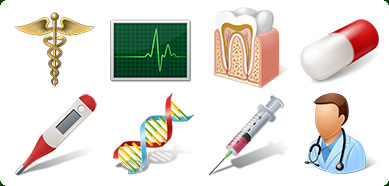 389x186 Medical Icons With Custom Icon Design Service