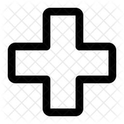 256x256 Medical Symbol Icon Of Line Style