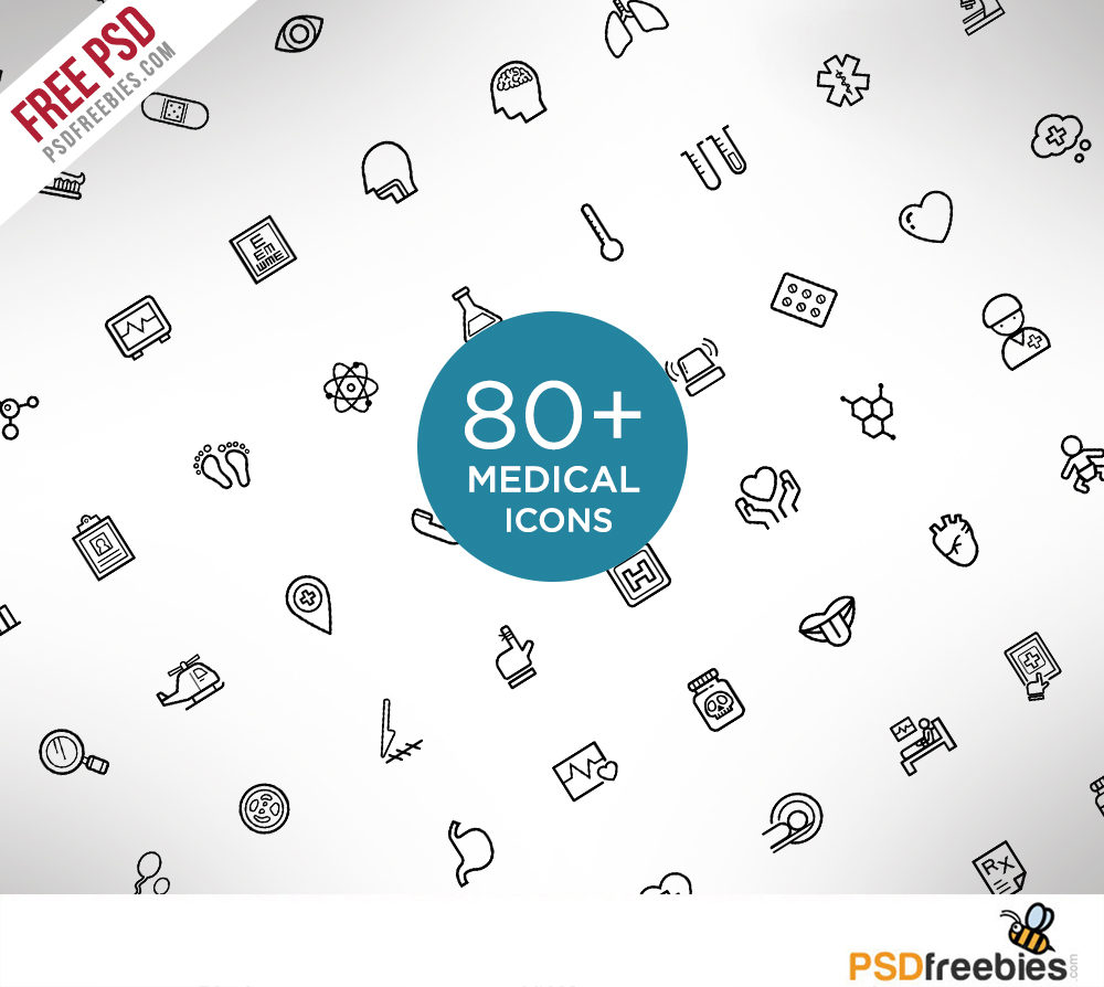 1000x894 Medical And Science Outline Icon Set Free