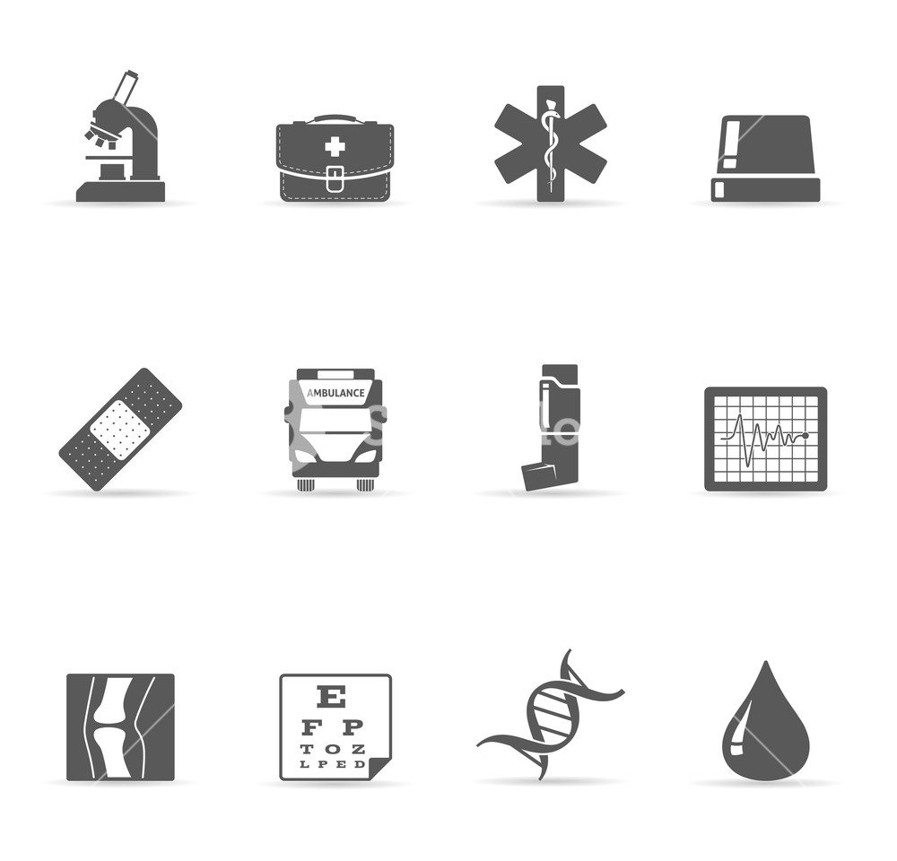 1000x960 Medical Icon Set Royalty Free Stock Image