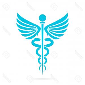 300x300 Stock Illustration Caduceus Medical Symbol Graphic Vector